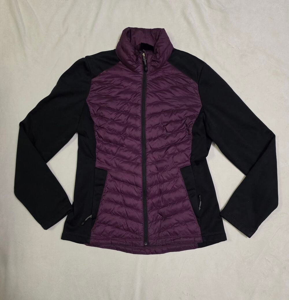 32 Degrees Women's Hybrid Quilted Puffer & Softshell Jacket – Size S